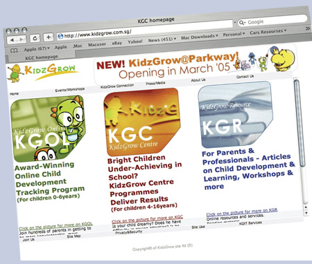 Kidzgrow Website